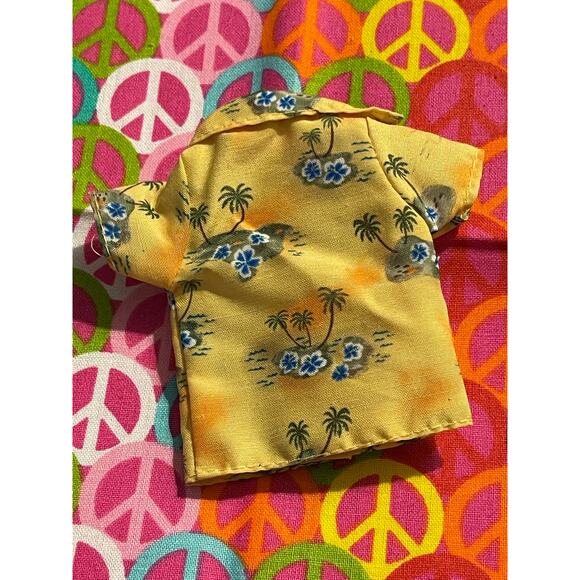 Bratz Boyz Cameron Funk Out Yellow Tropical Shirt - Picture 5 of 5
